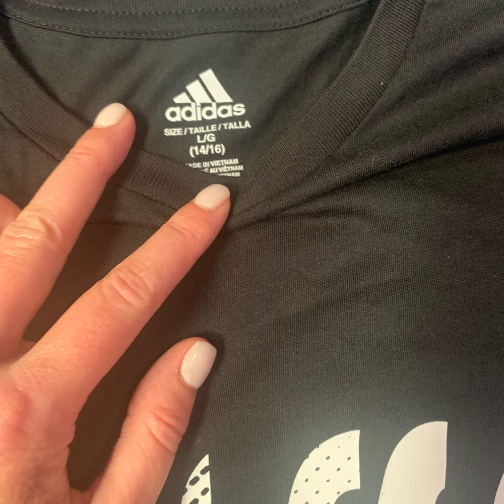 3 Boys L (14/16) Like-New Adidas Graphic Shirts